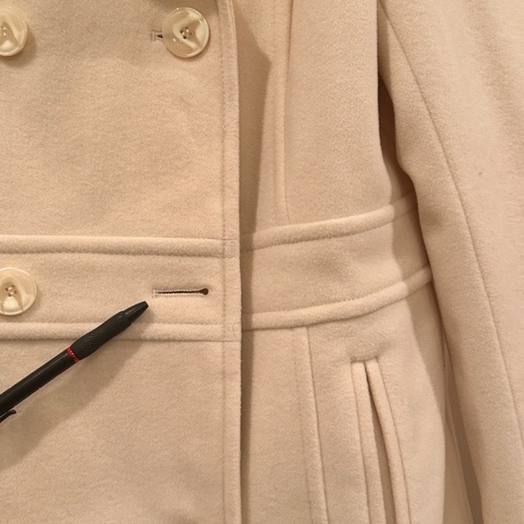 Kenneth Cole Cream Peacoat - Picture 3 of 8